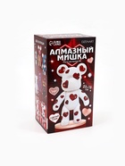 Алмазная мозаика на фигурке с полным заполнением «Медведь с сердечками»  (артикул 10664944)  большой выбор товаров оптом и в розницу по низким ценам с доставкой