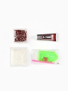 Алмазная мозаика на фигурке с полным заполнением «Медведь с сердечками» - Фото 5