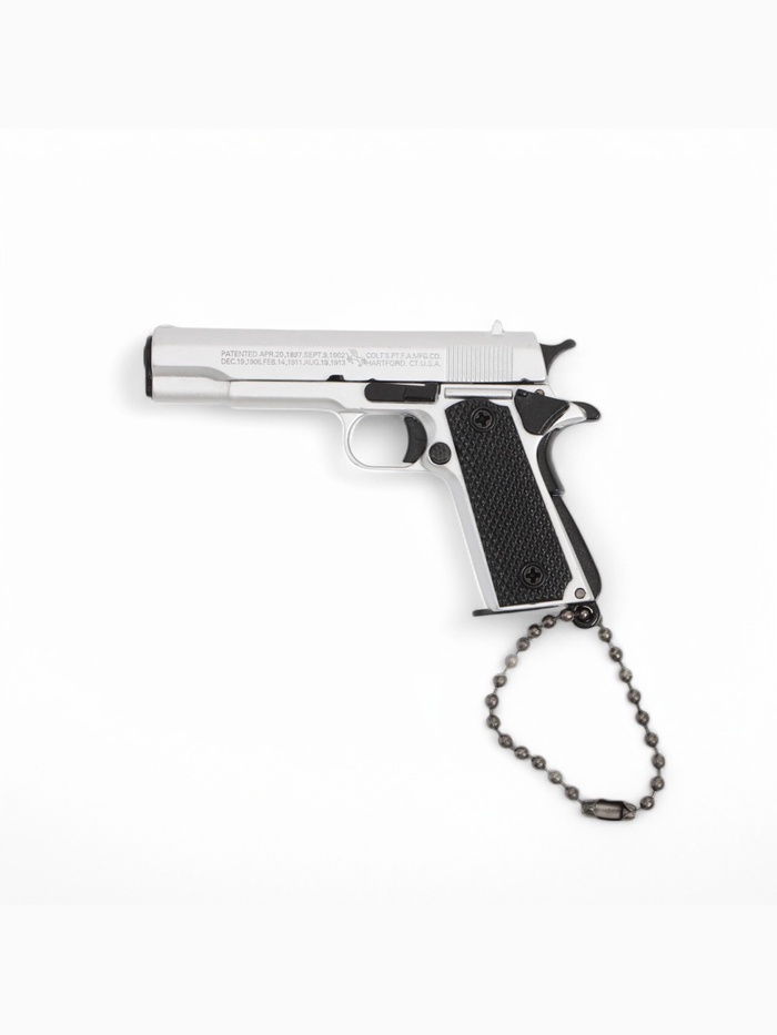 Макет оружия «Сувенирный пистолет Colt 1911», брелок для ключей, 7 см - Фото 1
