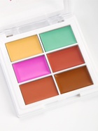 Палетка консилеров для лица, 6 цв., водостойкая - Фото 3