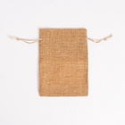 Льняной мешочек для хранения украшений, подарков, трав, 10×14 см, набор из 5 штук - Фото 7