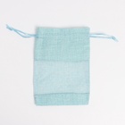 Льняной мешочек для хранения украшений, подарков, трав, 10×14 см, набор из 5 штук - Фото 6