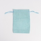 Льняной мешочек для хранения украшений, подарков, трав, 10×14 см, набор из 5 штук - Фото 7