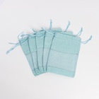 Льняной мешочек для хранения украшений, подарков, трав, 10×14 см, набор из 5 штук - Фото 8