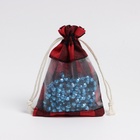 Льняной мешочек для хранения украшений, подарков, трав, 10×14 см, набор из 5 штук - Фото 2