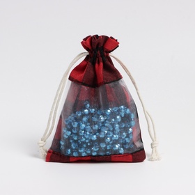 Льняной мешочек для хранения украшений, подарков, трав, 10×14 см, набор из 5 штук