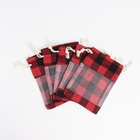 Льняной мешочек для хранения украшений, подарков, трав, 10×14 см, набор из 5 штук - Фото 8