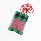 Льняной мешочек для хранения украшений, подарков, трав, 10×14 см, набор из 5 штук - Фото 5