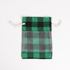 Льняной мешочек для хранения украшений, подарков, трав, 10×14 см, набор из 5 штук - Фото 6