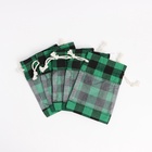 Льняной мешочек для хранения украшений, подарков, трав, 10×14 см, набор из 5 штук - Фото 8