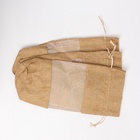 Льняной мешочек для хранения украшений, подарков, трав, 15×30 см, набор из 3 штук - Фото 8