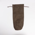 Льняной мешочек для хранения украшений, подарков, трав, 15×30 см, набор из 3 штук - Фото 6