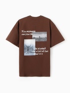 Футболка мужская MINAKU: Moments, размер 46-48, коричневая - Фото 13