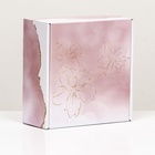Коробка самосборная, без окна "Present" 19 х 19 х 9 см - фото 29836725