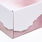 Коробка самосборная, без окна "Present" 19 х 19 х 9 см - фото 29836727