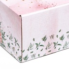 Коробка самосборная, без окна "With Love" 19 х 19 х 9 см - фото 29836734