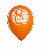 Воздушные шары латексные 12" «С 8 марта!», 5 шт. 10823937