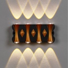 УЦЕНКА Светильник фасадный «Глосс», FSD-044, 8 Вт, 3000К, 4 луча, IP65, 220 В, пластик, черный 100 - Фото 3