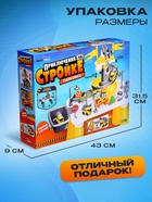 Парковка - игровой стол «Приключения на стройке», набор 4 машинки, конструктор - Фото 8