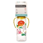 Набор бутылочек для кормления M&B «Зверята» 250 мл, прямые - фото 30853476