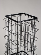 Стойка для открыток вращающаяся, напольная, металл, 80 карманов A5, 45×45×180 см, чёрная - Фото 3