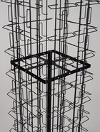 Стойка для открыток вращающаяся, напольная, металл, 80 карманов A5, 45×45×180 см, чёрная - Фото 4