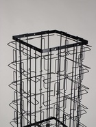 Стойка вращающаяся для открыток, напольная, металл, 80 карманов A5, 45×45×180 см, чёрная - Фото 3