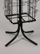 Стойка для открыток вращающаяся, напольная, металл, 80 карманов A5, 45×45×180 см, чёрная - Фото 5