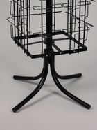 Стойка вращающаяся для открыток, напольная, металл, 80 карманов A5, 45×45×180 см, чёрная - Фото 5