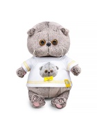 Мягкая игрушка «Кот Басик BABY», в футболке с автопортретом, 20 см - Фото 3