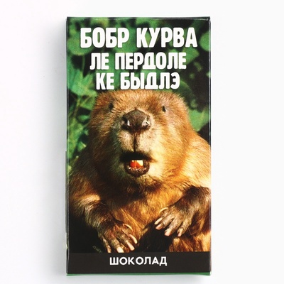 Шоколад 27 гр "Бобр"