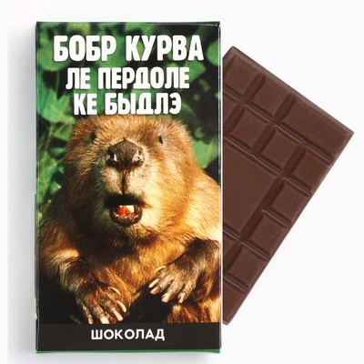 Шоколад 27 гр "Бобр"