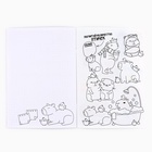 Блокнот раскраска А5, 8 страниц «Капибара» - Фото 4