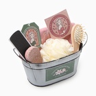 Набор подарочный «Этель» Lilies, 5 предметов, полотенце, мочалка, расчёска  (артикул 10846843)  большой выбор товаров оптом и в розницу по низким ценам с доставкой