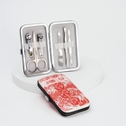 Набор маникюрный «Роспись», 6 предметов, в футляре, красный, белый - Фото 3