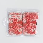 Набор маникюрный «Роспись», 6 предметов, в футляре, красный, белый - Фото 6