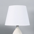 Настольная лампа с абажуром RISALUX «Андо», Е14, 40 Вт, белый, 20×20×31.5 см 10337281