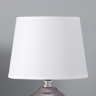 Настольная лампа с абажуром RISALUX «Тирел», Е14, 40 Вт, 18×18×30 см 10337282