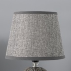 Настольная лампа с абажуром RISALUX «Арлон», Е14, 40 Вт, 18×18×25.5 см - Фото 3