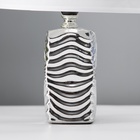 Настольная лампа с абажуром RISALUX «Авейро», Е14, 40 Вт, хром, 18×18×28 см - фото 4725438