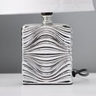 Настольная лампа с абажуром RISALUX «Авейро», Е14, 40 Вт, хром, 18×18×28 см - Фото 5