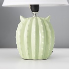 Настольная лампа с абажуром RISALUX «Сова», Е14, 40 Вт, салатовый, 20×20×29 см - Фото 8