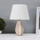 Настольная лампа с абажуром RISALUX «Риволи», Е14, 40 Вт, 22×22×34.8 см - Фото 3