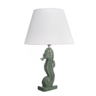 Настольная лампа с абажуром RISALUX «Морской конек», Е27, 40 Вт, зелёный, фигурное основание, 30×30×43.5 см - Фото 7