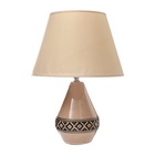 Настольная лампа с абажуром RISALUX «Джисела», Е14, 40 Вт, 28×28×39 см - Фото 6