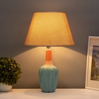 Настольная лампа с абажуром RISALUX «Аззуро», Е27, 40 Вт, 30×30×45 см - Фото 4