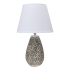 Настольная лампа с абажуром RISALUX «Римини», Е27, 40 Вт, 25×25×43 см 10337326