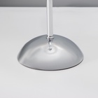 Настольная лампа с абажуром RISALUX «Малави» модерн, Е14, 40 Вт, хром, 24×24×49.5 см - Фото 4