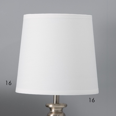Настольная лампа с абажуром RISALUX «Флекс», Е27, 40 Вт, серебро, 17×17×35 см