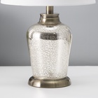 Настольная лампа с абажуром RISALUX «Брук», Е27, 40 Вт, бронза, 25×25×41 см - Фото 6